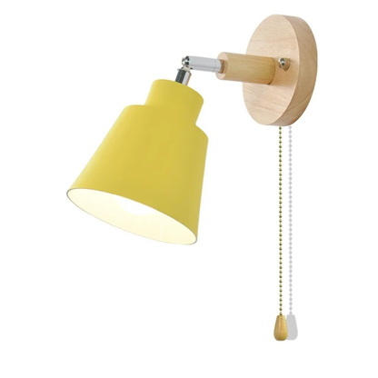 Wall lamp with pull switch - TwistGlow