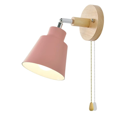 Wall lamp with pull switch - TwistGlow