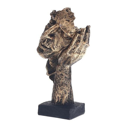 Abstract Golden Sculpture – Soren