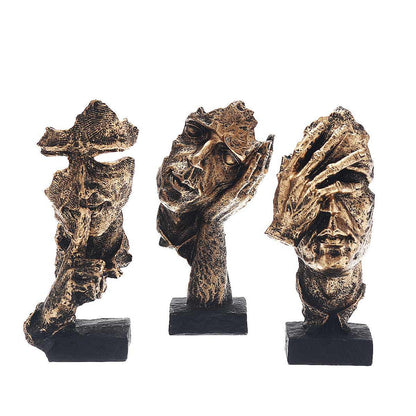 Abstract Golden Sculpture – Soren