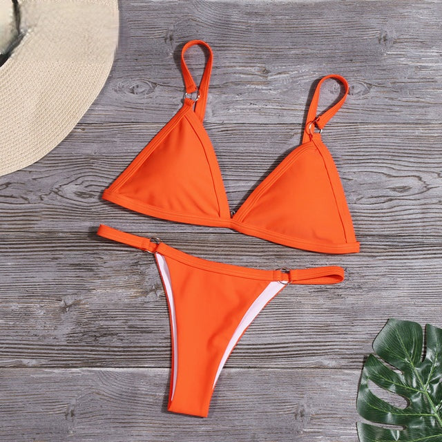 Sustainable bikini with adjustable straps – Alani