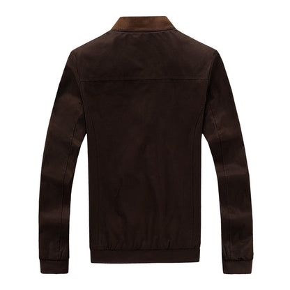 Light men's bomber transition jacket in vintage look – Adrian