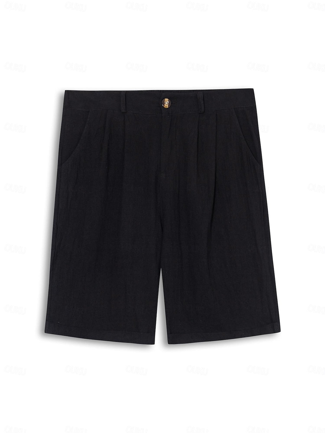 Stylish linen-cotton men's shorts – Milan