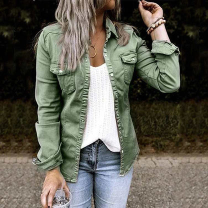 Stylish ladies' denim jacket - Elisa