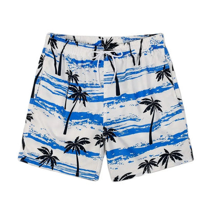 Light summer shorts with palm print for men – Nico