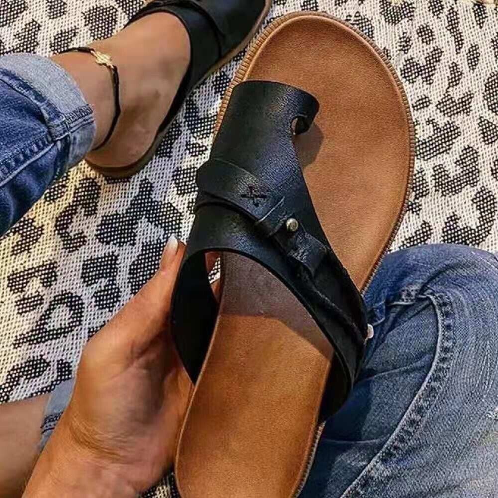 Orthopaedic summer sandals with open toe area – Ziva