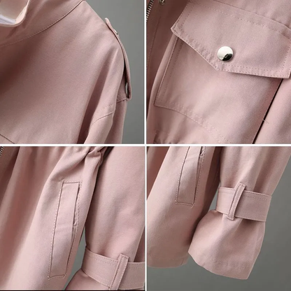 Short Ladies Trench Coat – Clarisse