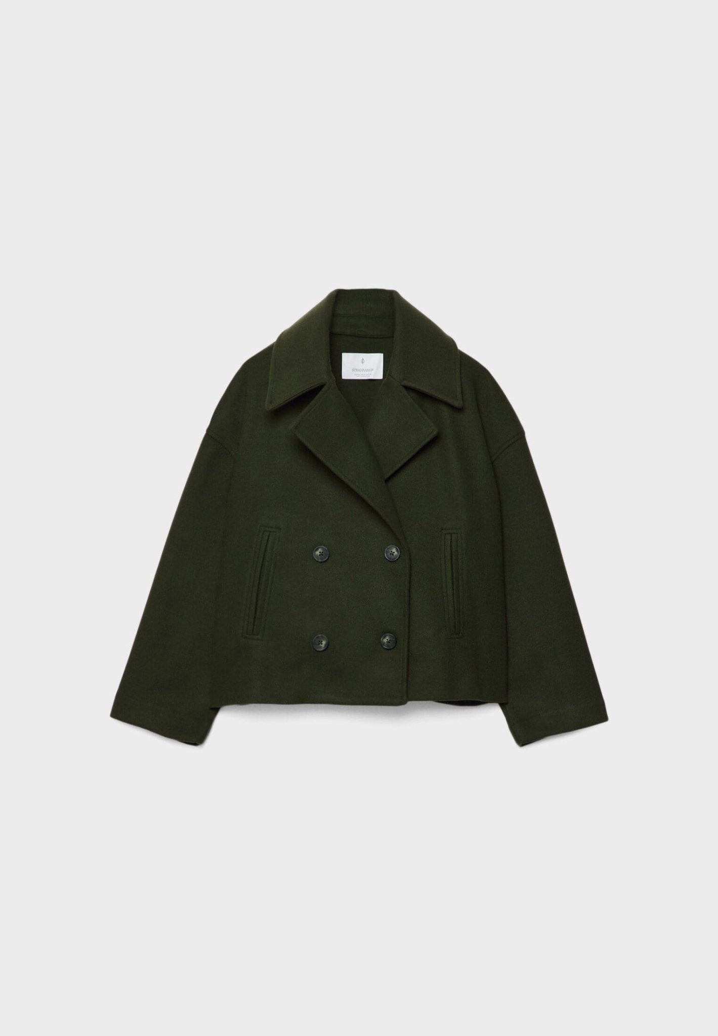 Autumn short jacket in double-breasted style – Clara