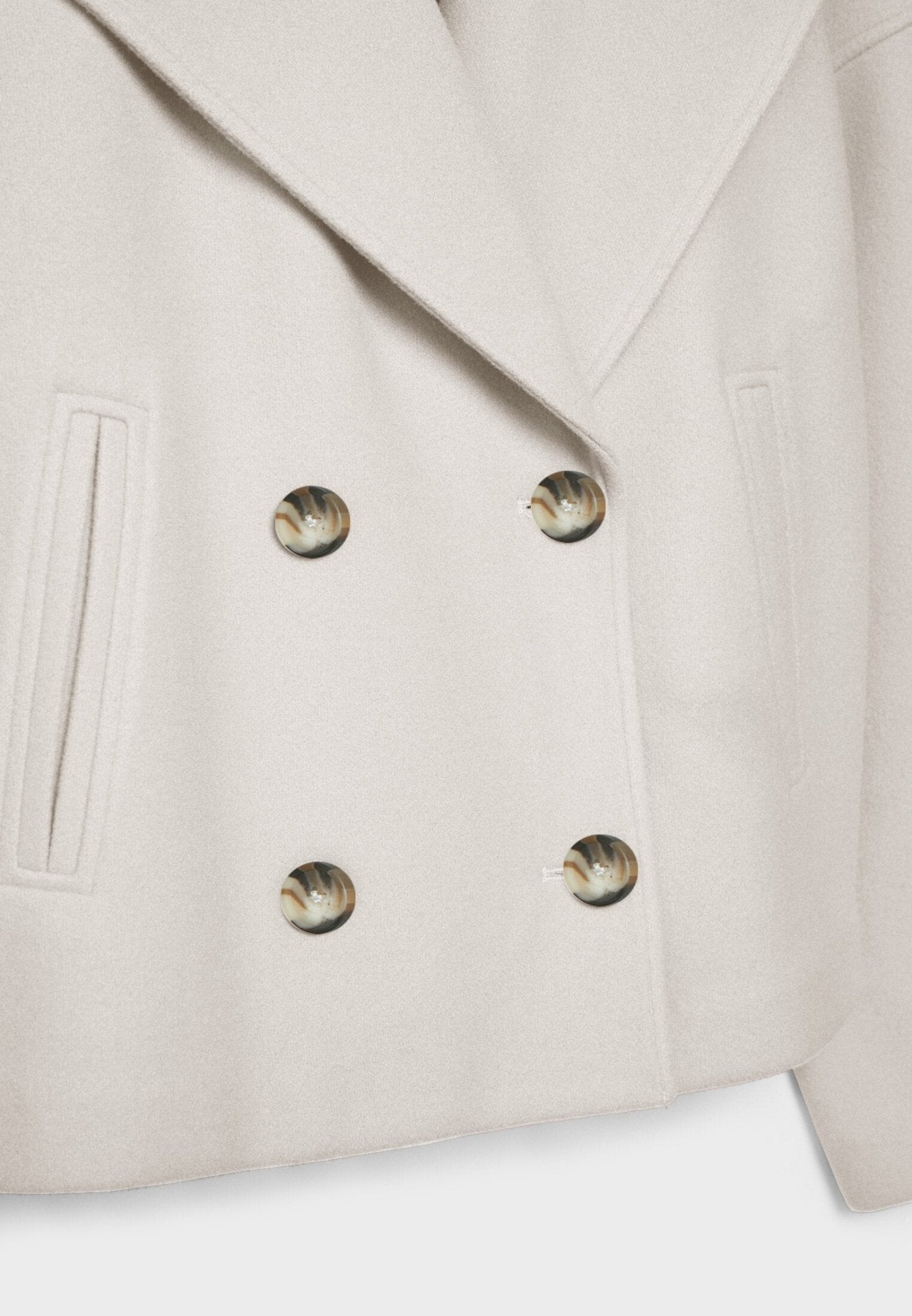 Autumn short jacket in double-breasted style – Clara