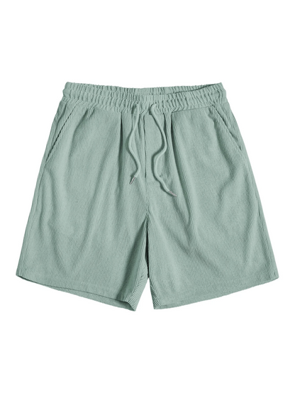 Stylish men's summer set with shirt and cord shorts - SommerKern