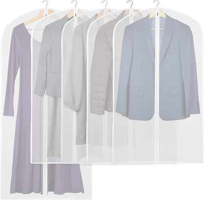 Autumnal Clear Full-Length Garment Bags – 10-Pack Suit and Dress Storage Bags (Buy 1, Get 1 FREE)