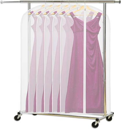 Autumnal Clear Full-Length Garment Bags – 10-Pack Suit and Dress Storage Bags (Buy 1, Get 1 FREE)