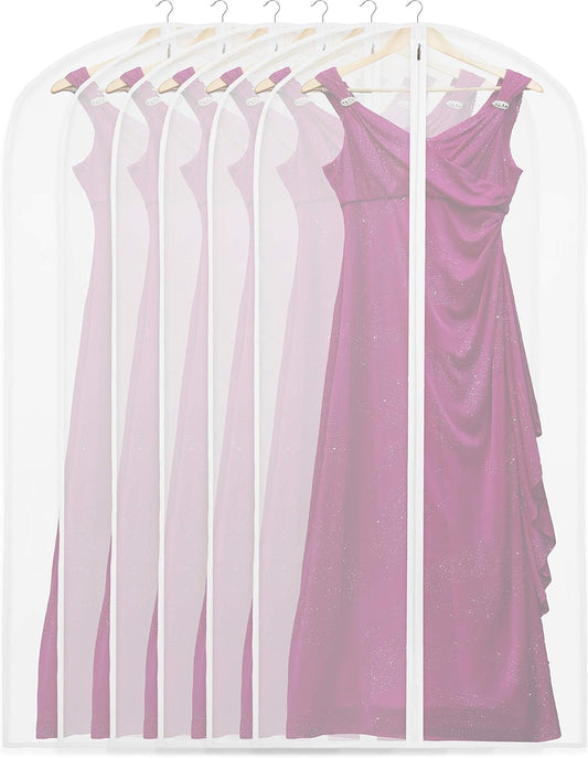 Autumnal Clear Full-Length Garment Bags – 10-Pack Suit and Dress Storage Bags (Buy 1, Get 1 FREE)