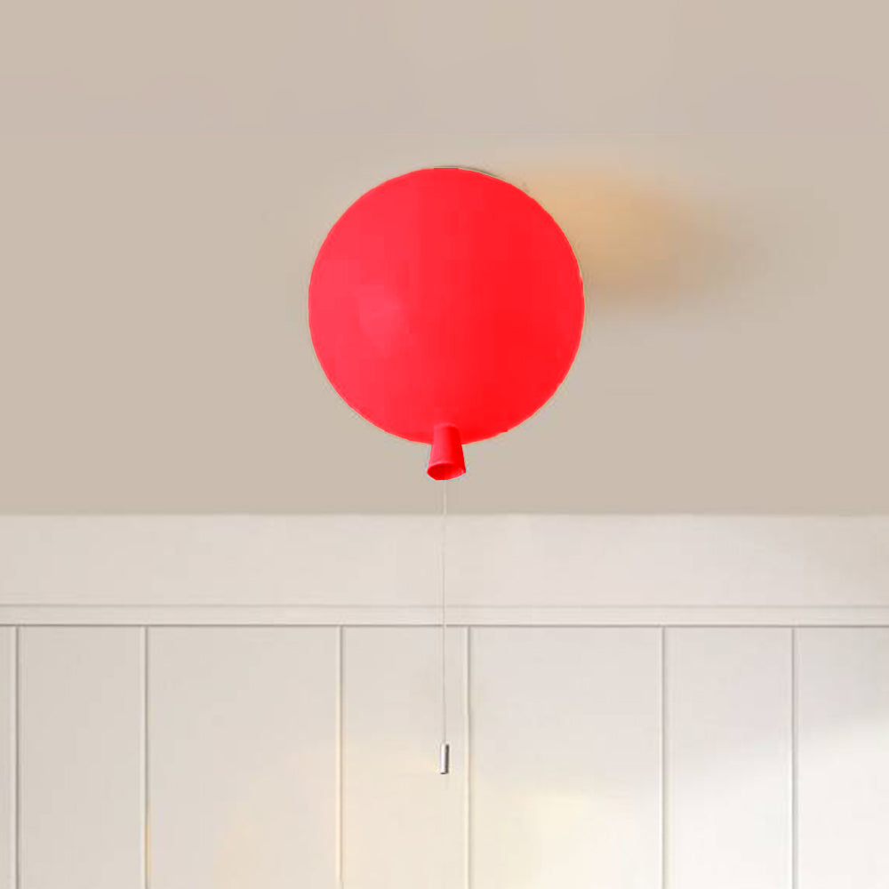 Compact Modern LED Balloon Ceiling Lamp - AuraLite