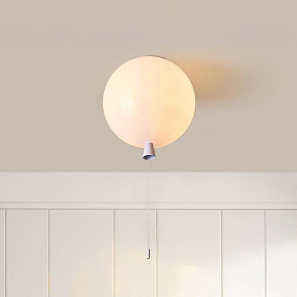 Compact Modern LED Balloon Ceiling Lamp - AuraLite