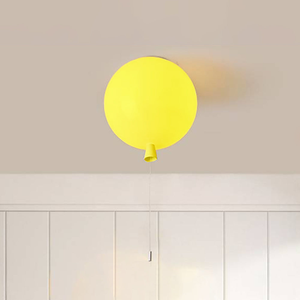 Compact Modern LED Balloon Ceiling Lamp - AuraLite
