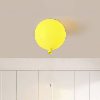 Compact Modern LED Balloon Ceiling Lamp - AuraLite