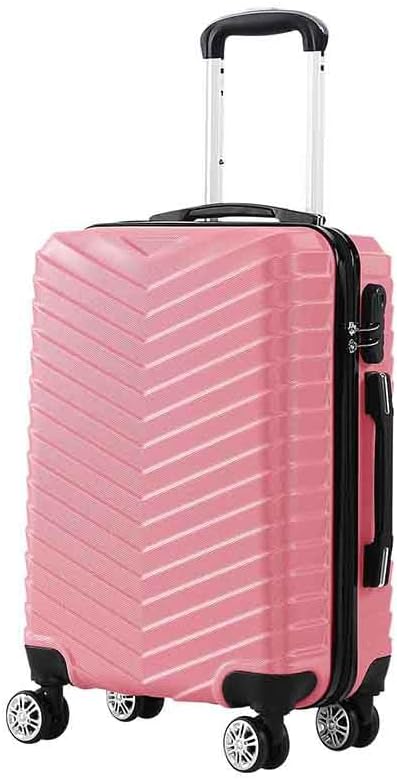 Hard-shell cabin suitcase with lock & spinner wheels – Rosemont