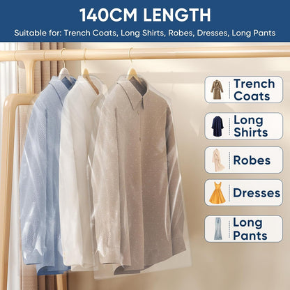 Winter-clear garment bag set – protective covers for clothing and travel (Buy one, get one free)