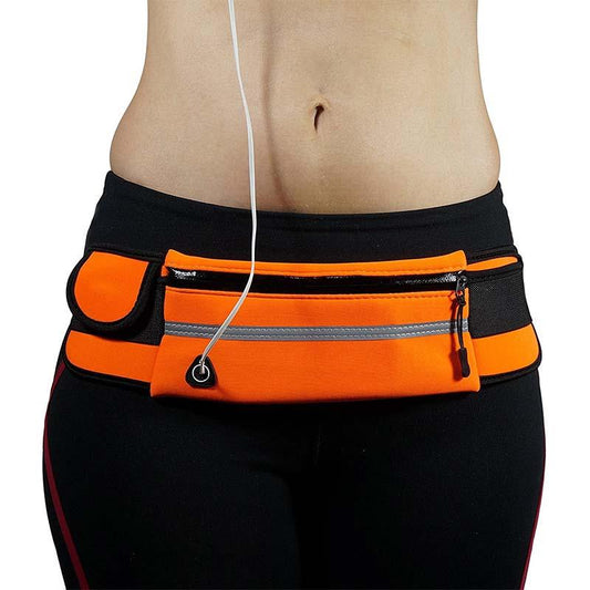 Lightweight Waterproof Fitness Waist Belt – 2 for 1 Adjustable Sports Belt