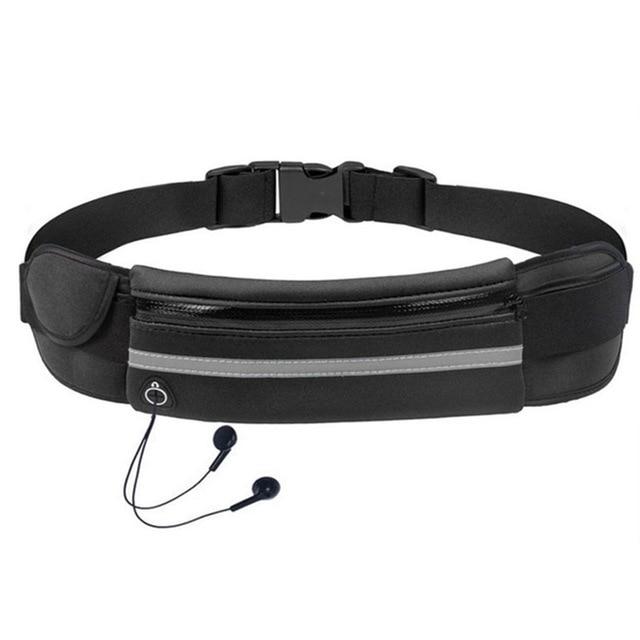 Lightweight Waterproof Fitness Waist Belt – 2 for 1 Adjustable Sports Belt