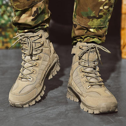Waterproof Tactical Work Boots with Anti-Puncture – TrailForce Tactical