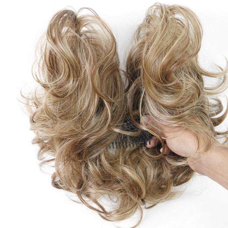 Messy Clip-in Bun with Side Clip – Elina