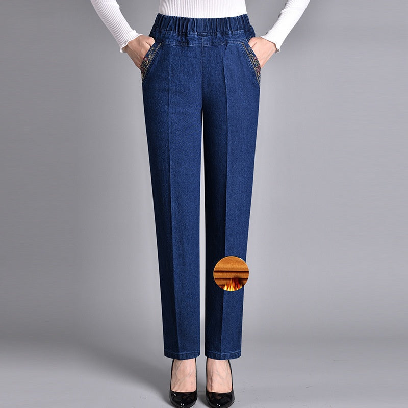 Push-up Jeans - Ella with warm inner lining and perfect fit!