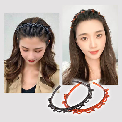 Braided Hairband with Grip – Bibi