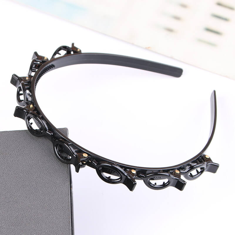 Braided Hairband with Grip – Bibi