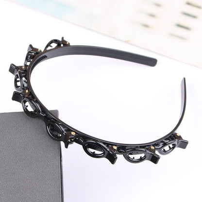 Braided Hairband with Grip – Bibi