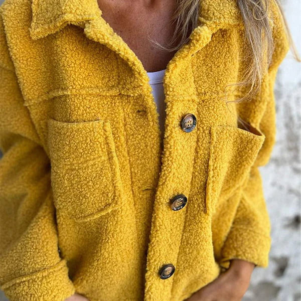 Short Teddy Coat - Dion | Warm with Stylish Lapel Collar