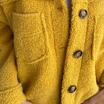Short Teddy Coat - Dion | Warm with Stylish Lapel Collar