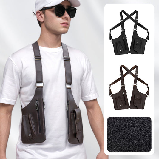 Theft-Resistant Men's Shoulder Bag – ShadowCarry Pro