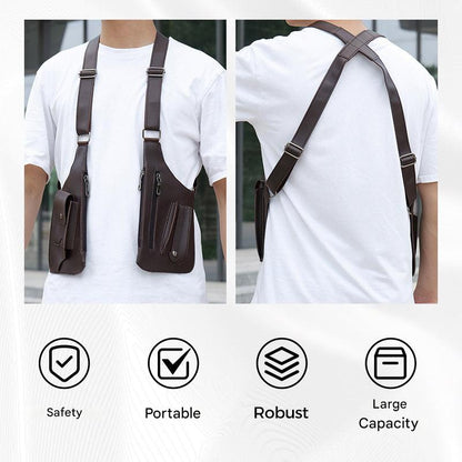 Theft-Resistant Men's Shoulder Bag – ShadowCarry Pro