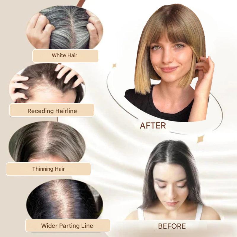 Clip-in Hair Piece with Bangs – Livia
