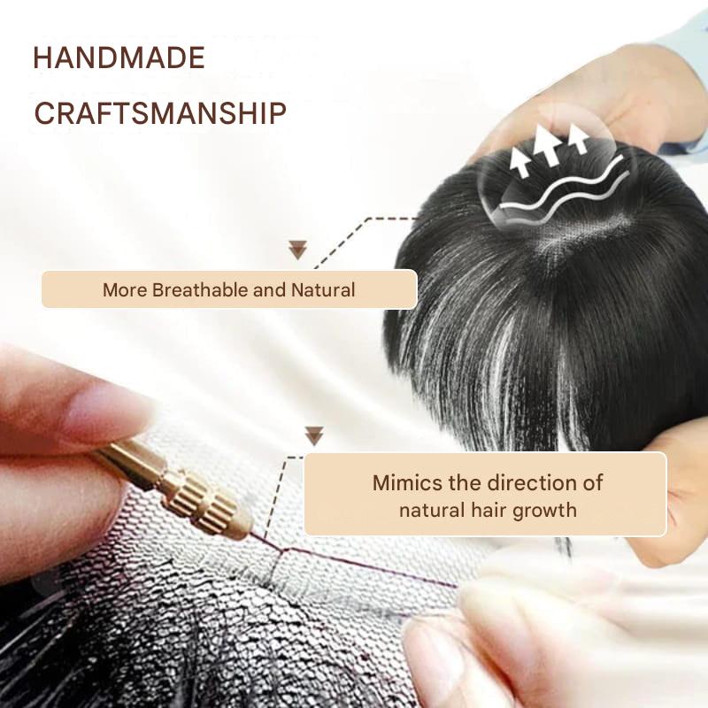 Clip-in Hair Piece with Bangs – Livia