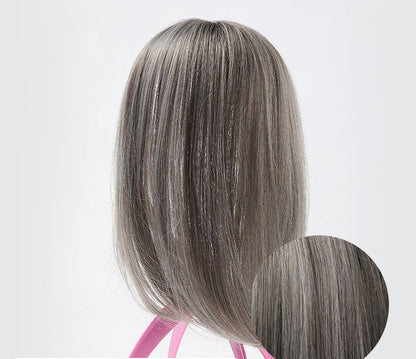 Clip-in Hair Piece with Bangs – Livia