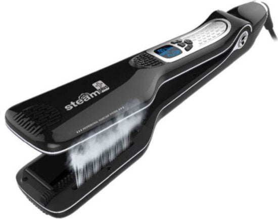 Professional Steam Hair Straightener – Elara