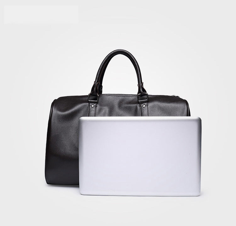 Large-Capacity Leather Travel Bag – Lightweight & Durable Hand Luggage