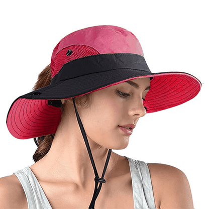 UV summer hat with visor – foldable bucket hat