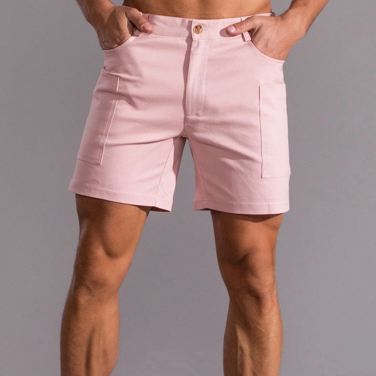 Men's utility shorts made from stretch cotton blend – Finn