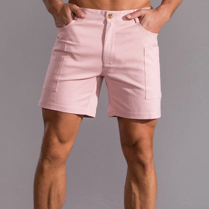 Men's utility shorts made from stretch cotton blend – Finn