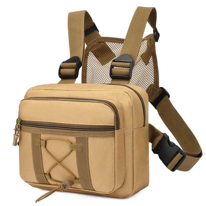 Sustainable tactical chest pouch – waterproof multi-pocket outdoor gear
