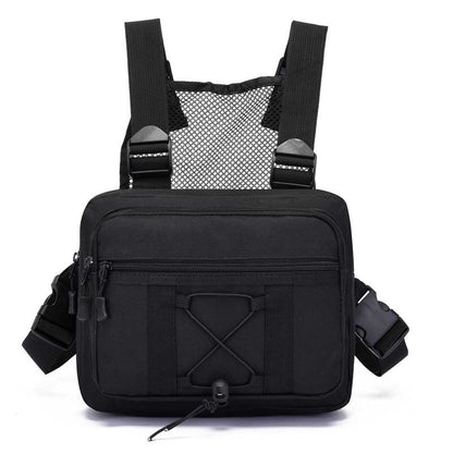 Sustainable tactical chest pouch – waterproof multi-pocket outdoor gear