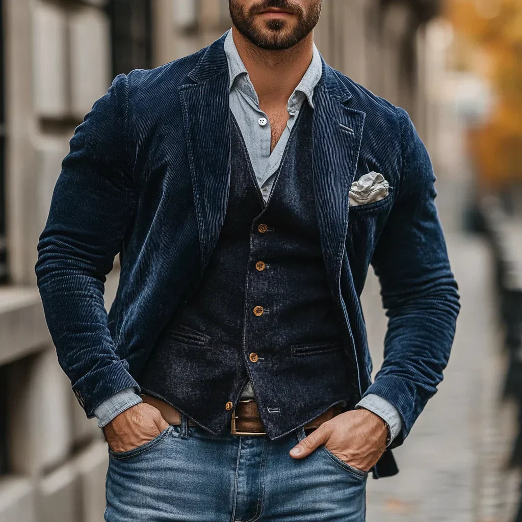 Men's set of Jacket and Waistcoat – Victor
