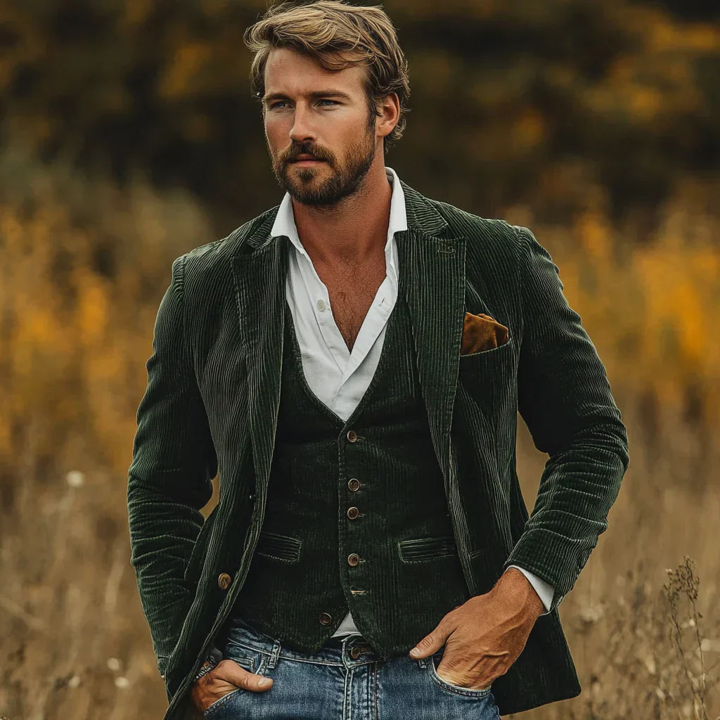 Men's set of Jacket and Waistcoat – Victor