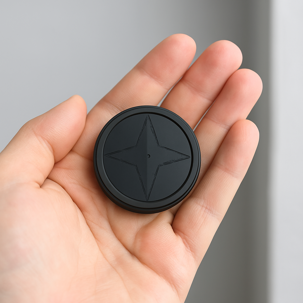 GPS Tracker Magnetic Compact – Real-time tracking for vehicles, pets & valuables – USB rechargeable