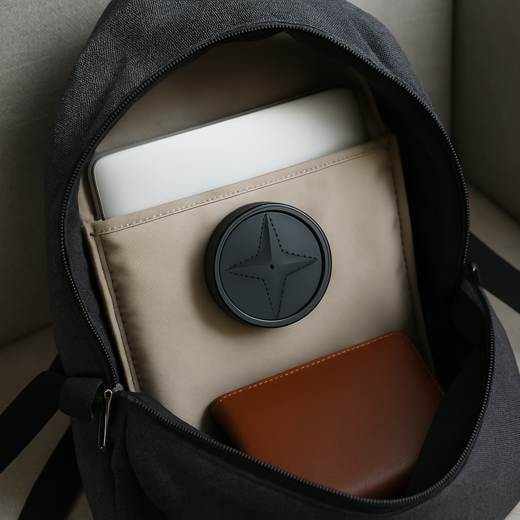GPS Tracker Magnetic Compact – Real-time tracking for vehicles, pets & valuables – USB rechargeable
