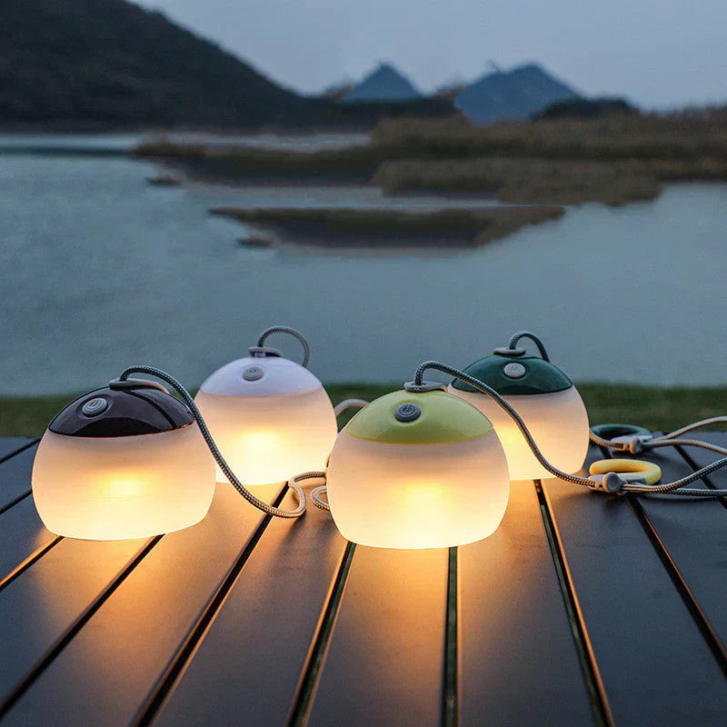 Tragbare Vintage Campinglampe - NightSphere